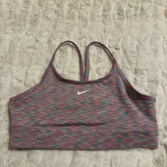 Nike Kids Multicolor Sports Bra - Picture 1 of 3